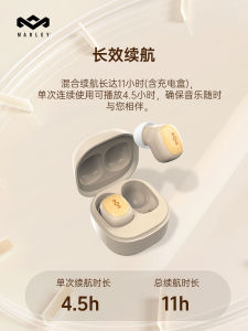 House of Marley Smile Jamaica Mini Bluetooth Earphones 7 Day Trial Period Interest Free 25mAh Battery Dual Ear Use Wireless