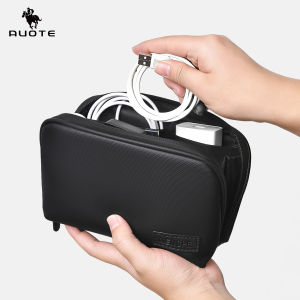 AUOTE Digital Bags Storage Bag Travel Organizer Electronic Gadget Bag USB Cable Organizer Pouch Storage Bags Charger Organizer Pouch Multi-Function Pouch Large Cable Organizer Bag Accessories U Disk Hard Drive Headset Accessories Storage Bag
