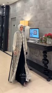 Desain Hijab Gamis Elegan: Bintang Exclusive COD Set Hijab Gamis ADM23 Edisi Velia