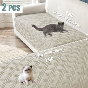 1set Pets Kids Sofa Seat Cover Dustproof Dogs Bed Mattress Cover Non-Slip Plaid Couch Seat Slipcover Living Room