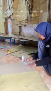 Pola Instan Outer Scuba Wanita Dewasa