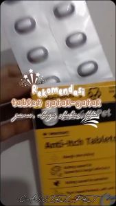 Cassiel STOPGATAL Tablets - Obat Kulit Anti Alergi Anjing & Kucing | Cepat Redakan Gatal Jamur/Eksim