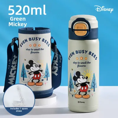 Disney | Childrens Straw Thermal Bottle 316 Stainless Steel