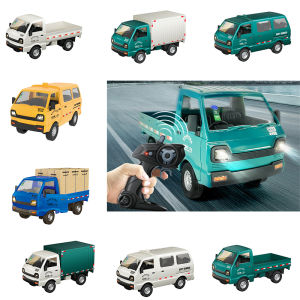 2.4G Remote-controlled Truck 1:16 RC Simulation Van Model 5-channel Small Truck Drift Racing Car Childrens Toy Car
