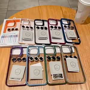 2024 รุ่น เคสสำหรับไอโฟน เคสใส พร้อมปกป้องเลนส์ #4 สำหรับ iPad Pro 11 12 13 14 15