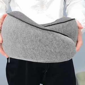 Travel Neck Pillow Memory Foam Portable Nap Pillow Airplane Car Office Student 360º Ergonomic Design