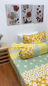 SPREI HOMEMADE AESTHETIC SIZE 120 160 180 x 200 SUDUT KARET | SEPREI AESTHETIC FLORAL KARAKTER BUNGA FREE SARUNG BANTAL SARUNG GULING
