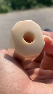 Pipa Segilap Tebal untuk Pompa Mawar/Cukuran 22cm Putih