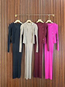 Set Dress Plisket Wavy