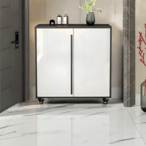 ENLUOLIJIA | Portable Home Entry Shoe Cabinet With Combination Lock