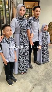 Couple keluarga syari muslimah dress gamis couple baju couple pasangan gaun pesta muslimah batik couple modern baju pesta wanita muslim gamis couple pasangan dewasa batik modern couple zoya dan kemeja batik lengan pendek by batik sumber bahagia