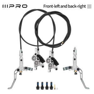 MEROCA | IIIPRO C5X4 Ultralight 4 Piston Bicycle Hydraulic Brake 850/1550mm MTB Brake Cooling Oil Pressure AM DH Road Bike Disc Brake