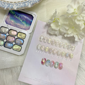 Bộ Sơn Móng Tay Gel Aurora Solid 9 Màu Bán Vĩnh Cửu Tẩy Được Sử Dụng Đèn LED Bộ Dụng Cụ Làm Móng Nghệ Thuật Mùa Hè Hiệu Ứng Ánh Sáng Băng Giá Làm Quà Tặng Cho Tiệm Làm Móng Hoặc Tự Làm