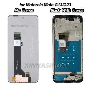 AAA Display For Motorola Moto G13/ G23 LCD Display with Frame Touch Screen Digitizer Assembly for G13/ G23 XT2333 Replacement