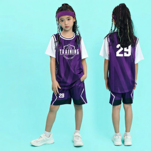 SK | Short Sleeve Kids Basketball Uniform
