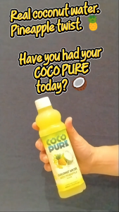 Coco Pure Coconut Water with Pineapple Flavor 400ml