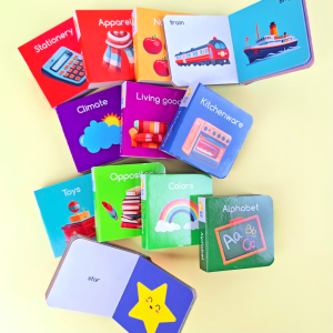 BEAR TALE Board Books Set for Kids Learning Educational Card Books Colorful Illustrations to Spark Reading Interest 12/8pcs in 1 Set