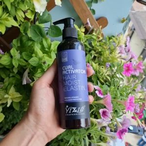 Gel giữ nếp tạo kiểu Tóc xoăn dưỡng ẩm Keratin Cual Activator - 260ml