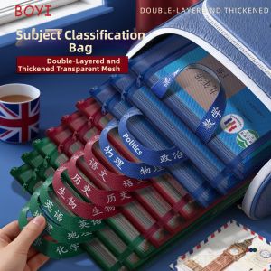 SHUMU | High Appearance Subject Classification Big Capacity Double-layered Document Organizer