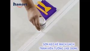 Keo Chà Ron Gạch Chống Thấm LKB 280ml Kẻ Chỉ Mạch Gạch Đá Hoa Nhà Tắm Viền Bồn Chậu