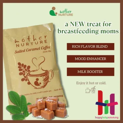 Mother Nurture Salted Caramel Coffee Lactation Drink Mix 7 sachets