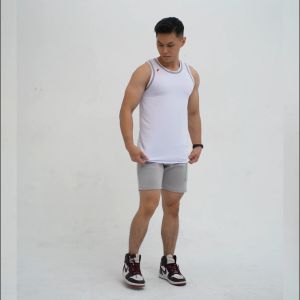 Flexzone Tanktop Sport Lari Gym Fitness Dryfit FSS-051 Basket Voli Olahraga