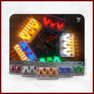 New Model Gelombang Lampu Samping 24v untuk Kendaraan Besar Super Terang - Model Gelombang Bak 24V Universal Car Bis Truck