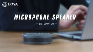 BOYA BY-MC2 & BY-BMM400 & Blobby & Blobby Pro Battery-Powered Professional Conference Microphone/Speaker for Smartphones and Laptops