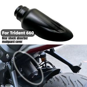 For Triumph Trident 660 Trident 660 Motorcycle Rear Shock Absorber Mudguard Cover Protective Cover Black Accessories 660