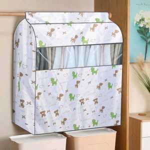Washable Oxford Cloth Dustproof Clothes Cover Wardrobe Drying Rack Storage Bag Waterproof Moisture Proof 3D Clothes Cover