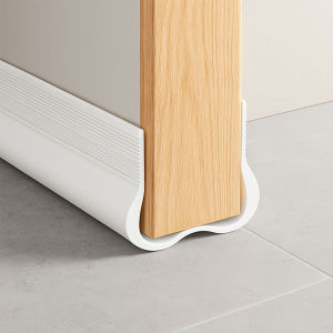 PVC Flexible Door Bottom Seal Strip Under Door Draft Stopper Weatherproof Soundproof Gap Cover Weatherstrip for Indoor Outdoor
