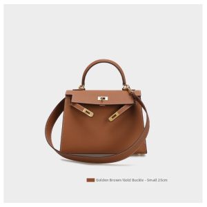 Chic Elegant Bag Cowhide Leather Handbag