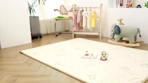 Thảm Em Bé Cao Cấp Parklon PVC Chính Hãng Hàn Quốc (190x130x1.2)cm Chống Bụi Kháng Khuẩn Khử Mùi Chống Ồn Chống Trượt Chống Sốc