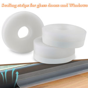 Weather Stripping Door Seal StripSealing Sticker Sealing Tape for Door Draft Stopper Adhesive for DoorsSuitable for Windows