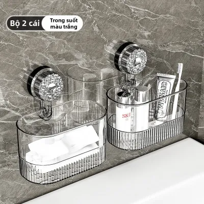 Kệ Treo Tường Hút Chân Không Miễn Đánh Khoan