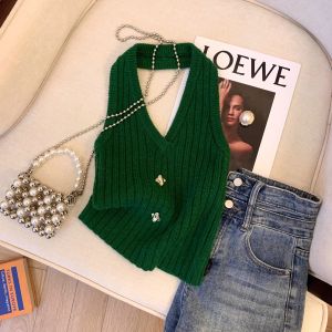 Áo Tank Top Mùa Hè Nhẹ Nhàng Thời Trang Cổ Điển