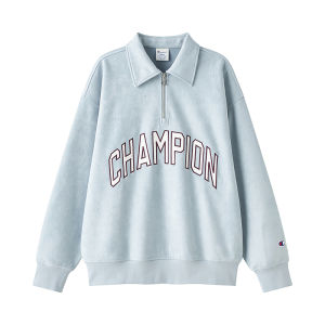Champion | Suede Look Hoodie Autumn New Loose Fashion Versatile