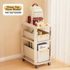 Multi-functional Book and Item Organizer Cart