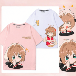 senwdsi | Cute Cartoon Anime T-shirt Cotton Short Sleeve