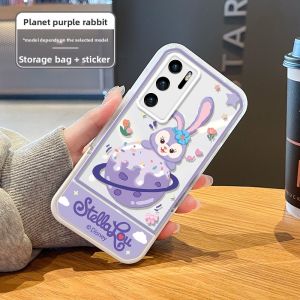 Asina | Protective Phone Case for Huawei P40 P60 P50 Pro P30 Invisible Stand Cute New Trendy Cartoon Disney Womens Full Coverage Anti-drop
