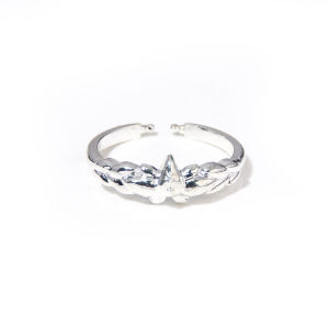 Frieren: Beyond Journeys End Cosplay Ring Frieren Lotus Flower Metal Adjustable Rings for Women Men Jewelry Gift