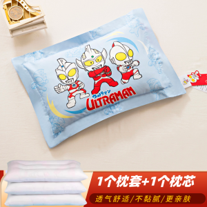 Pure Cotton Pillowcase for Children 30x50 Kindergarten to Elementary School Universal Four Seasons Cotton Pillowcase