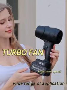 IRONHOOF Brushless Mesin Blower Mini 588V/288V Baterai Litium Turbo Blower Cordless Portable