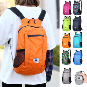 Outdoor Hiking Bag 20L Lightweight Portable Backpack Foldable Waterproof Folding Ultralight Pack for Women Men Travelling Hiking