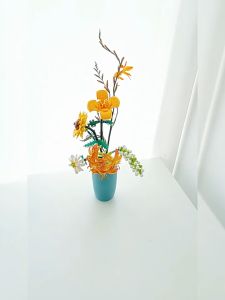 LOZ Nano Block Flower Rakitan Balok Bangunan Buket Bunga Immortal Untuk Bunga Block Mainan