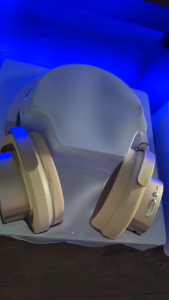 HTC HP07 AI Translate Headset Open-Ear Wireless Headphones Airy Foldable Bluetooth V6.0 for PC Laptop Phone TV Ultralight Hollow 10 minutes of charging for 3 hours of battery life