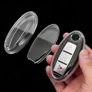 Transparent TPU Shell Fob Car Remote Key Case Cover for Nissan Qashqai Juke J10 J11 X-Trail T32 T31 Kicks Tiida Pathfinder Note