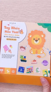 Bộ Cắt Giấy Thủ Công Lalala Baby – Tay Khéo Não Tinh | Bộ Gấp Giấy Cắt Dán Tô Màu Cho Bé