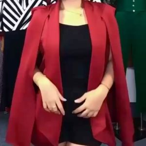 Blazer Cape 5436-85 Cardigan scuba bahan scuba Premium Realpict LD 100-110 PJG 70