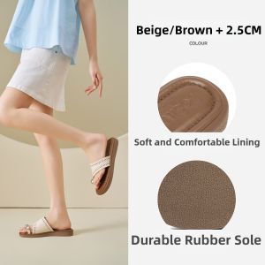 Josiny | Woven Flat Open-Toe Sandals Pearl